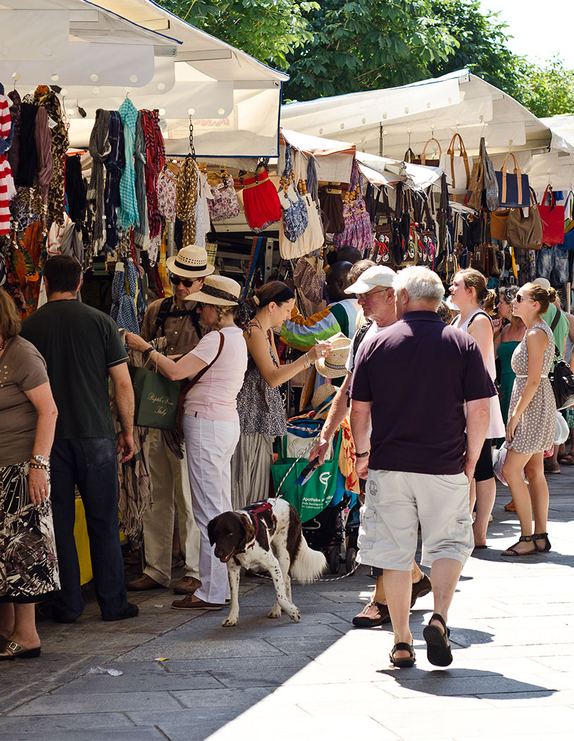 Wochenmarkt in Cannobio