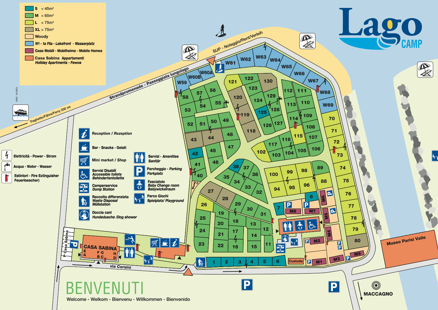 Lagocamp Camping Lageplan Stellplätze Mobilheim